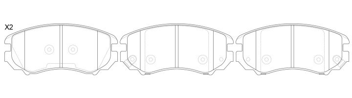 Тормозные колодки BP10377* SB NAGAMOCHI 