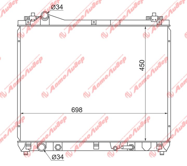 Радиатор SZ-J20A-1216